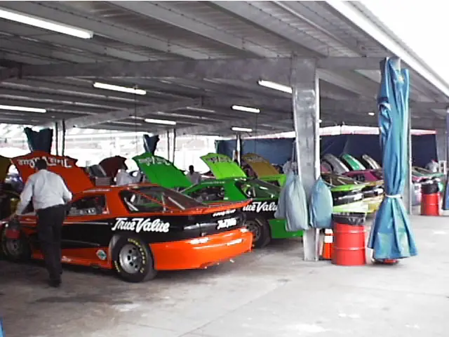 IROC Cars in the Garage