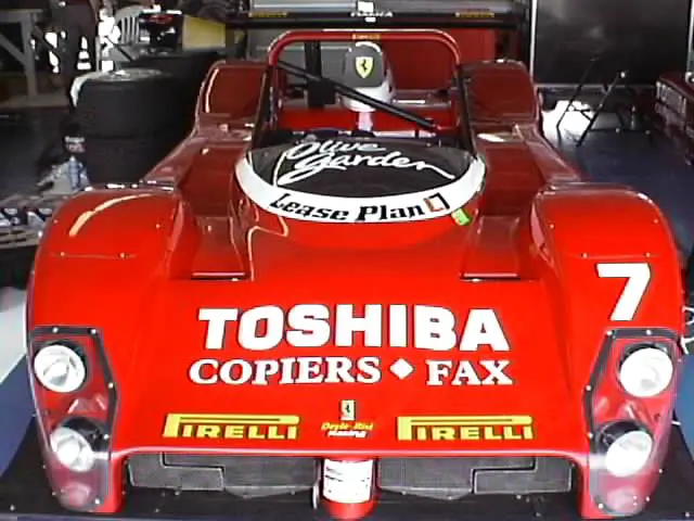 #7 Toshiba/OliveGarden/LeasePlan/Danka/Pirelli Ferrari 333 (Can-Am)