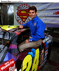 jeff gordon superman car