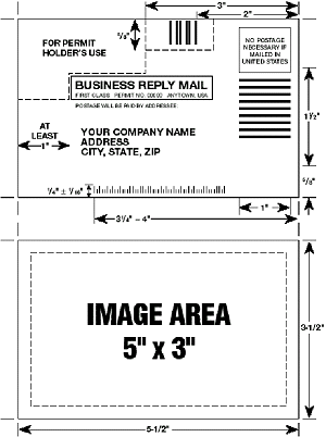 Busniess Reply Card Specs