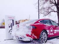 Electric Vehicles - Tesla Makes History With Cross Country Trek +VIDEO