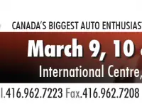 Toronto Motorama: March 9, 10 & 11 at The International Centre
