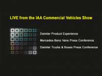 Daimler and Mercedes LIVE Broadcasts Today and Tomorrow from 67th IAA Commercial Vehicles Exhibition +VIDEO