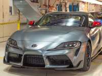 New Toyota(?) GR Supra Races Off Assembly Line At Magna Steyr, Graz Plant in Austria
