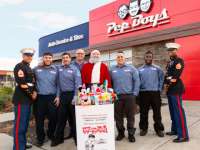 Toys for Tots Receives Donations from Pep Boys