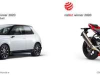 Honda e and CBR1000RR-R FIREBLADE win Design Awards in the "Red Dot Award: Product Design 2020"