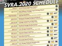 SVRA REVISES 2020 SEASON SCHEDULE