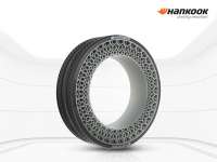 Hankook Tire exhibits futuristic airless concept tire i-Flex at CES 2022