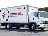 Isuzu and Cummins Announce Battery Electric Truck Collaboration