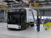 First full-electric Volta Zero commercial truck drives off production line First full-electric Volta Zero commercial truck drives off production line