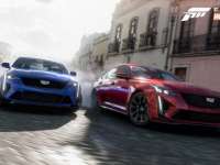 Cadillac CT4-V Blackwing and CT5-V Blackwing Sedans Debut in "Forza Horizon 5"