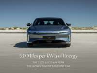 Lucid Raises the Bar with World's Most Efficient Car Achieving Landmark 5.0 miles/kWh and Record 146 MPGe Lucid Raises the Bar with World's Most Efficient Car Achieving Landmark 5.0 miles/kWh and Record 146 MPGe