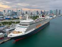 Road Trip: Cunard's Dazzling Queen Elizabeth Arrives to Miami for the First Time to Begin a Full Season in the Caribbean Road Trip: Cunard's Dazzling Queen Elizabeth Arrives to Miami for the First Time to Begin a Full Season in the Caribbean